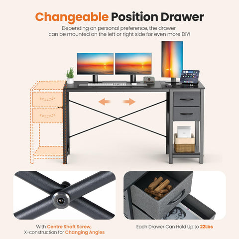 Sweetcrispy desk side hooks for headphones, bags, or organizers.