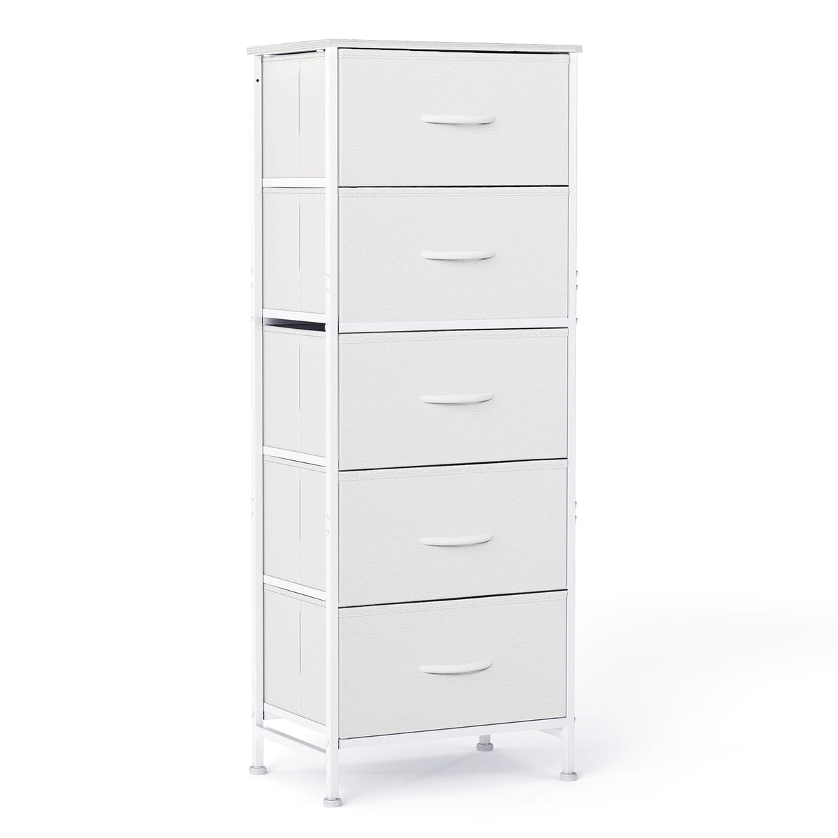 Sweetcrispy 5-drawer dresser top surface, sturdy wood for lamps and décor