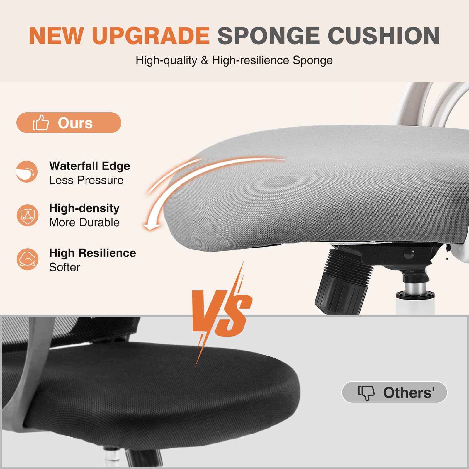 Sweetcrispy adjustable headrest supports neck alignment for comfortable long work sessions.