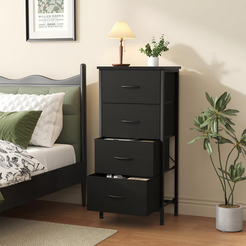 Sweetcrispy adjustable legs nightstand stabilizes on uneven floors for balance