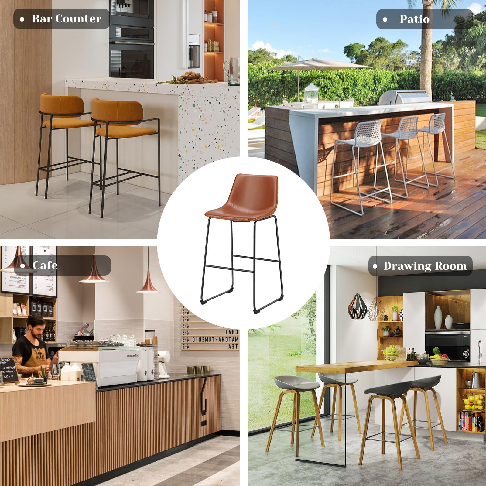 Sweetcrispy stool includes hardware and tools for quick 10–15 minute assembly.