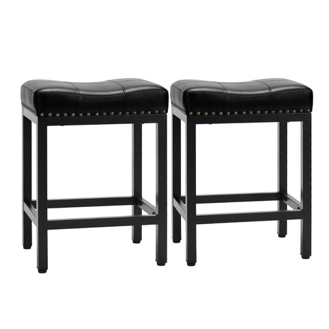 Sweetcrispy bar stools at kitchen island showing compact counter height fit