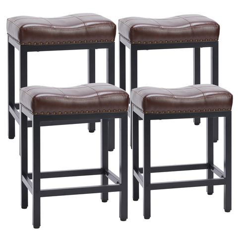 Sweetcrispy bar stools saddle-seat comfort ideal for extended seating