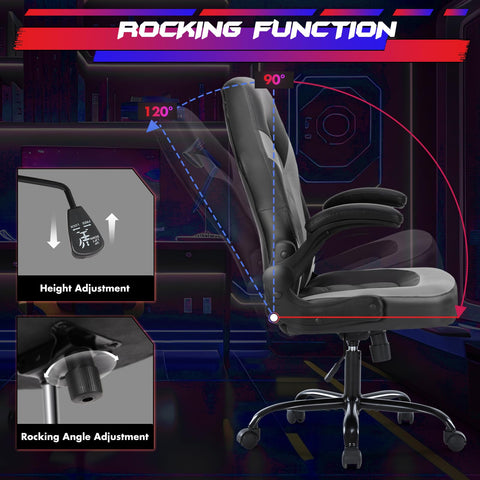 Sweetcrispy chair flip-up armrests demonstrating space-saving flexibility.