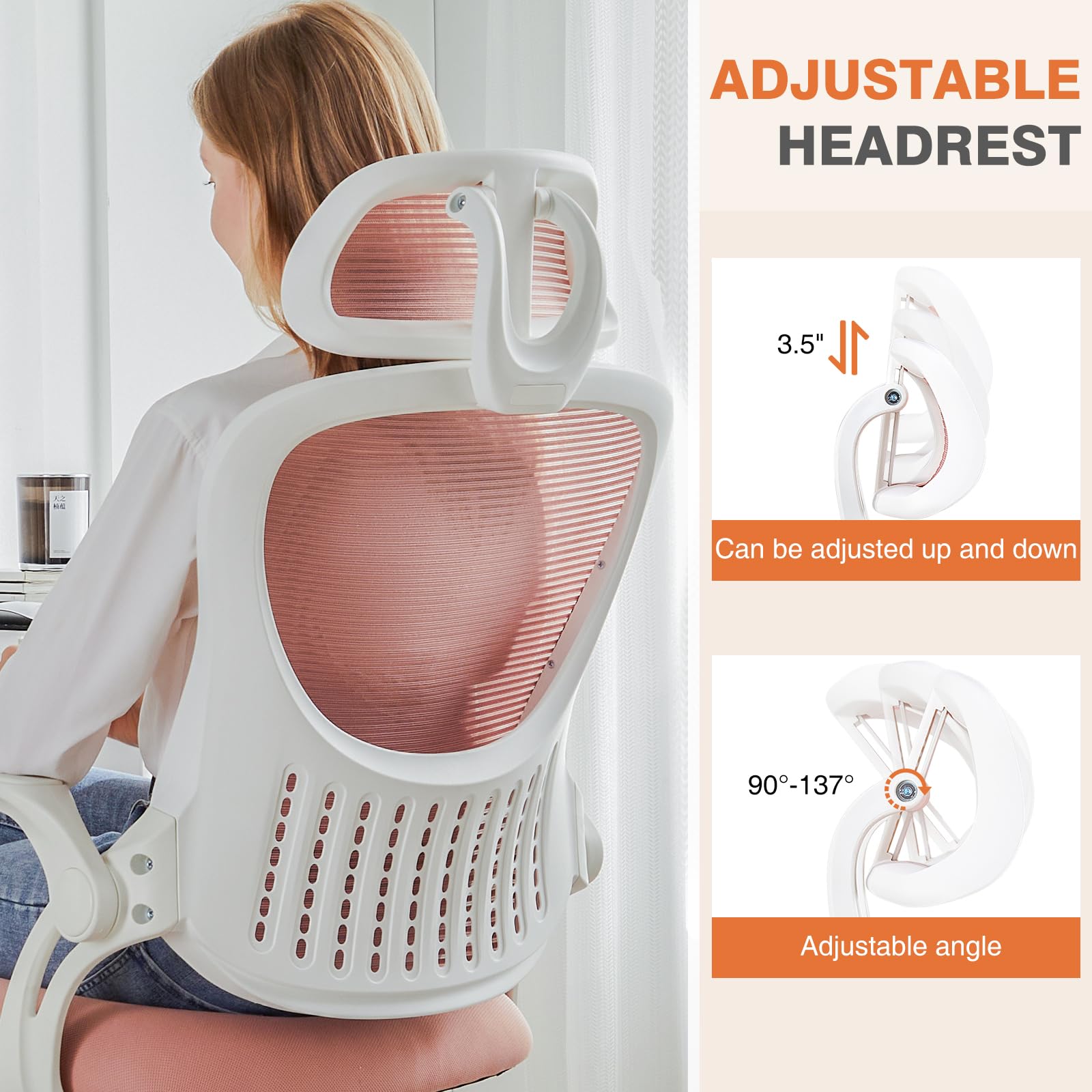 Sweetcrispy chair with flip-up arms saves space when not in use.