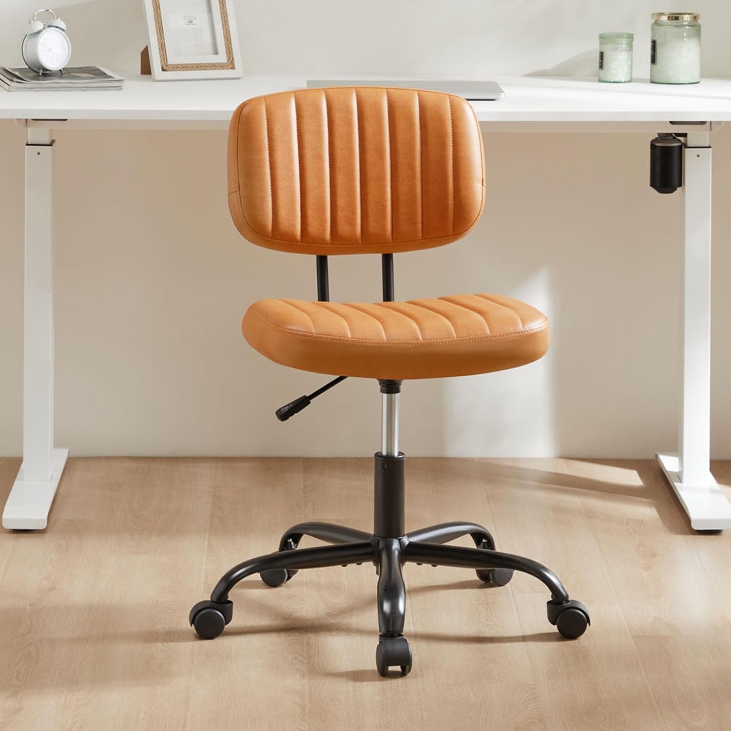 Sweetcrispy compact desk chair suitable for small spaces and smooth rolling