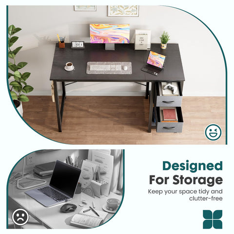 Sweetcrispy desk easy assembly with included tools and manual.