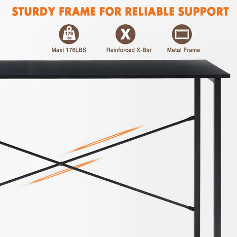 Sweetcrispy desk design fits home office, bedroom, and living spaces.