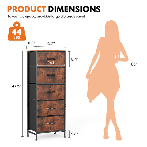 Sweetcrispy dresser featuring anti-tip feet for safer placement on uneven floors