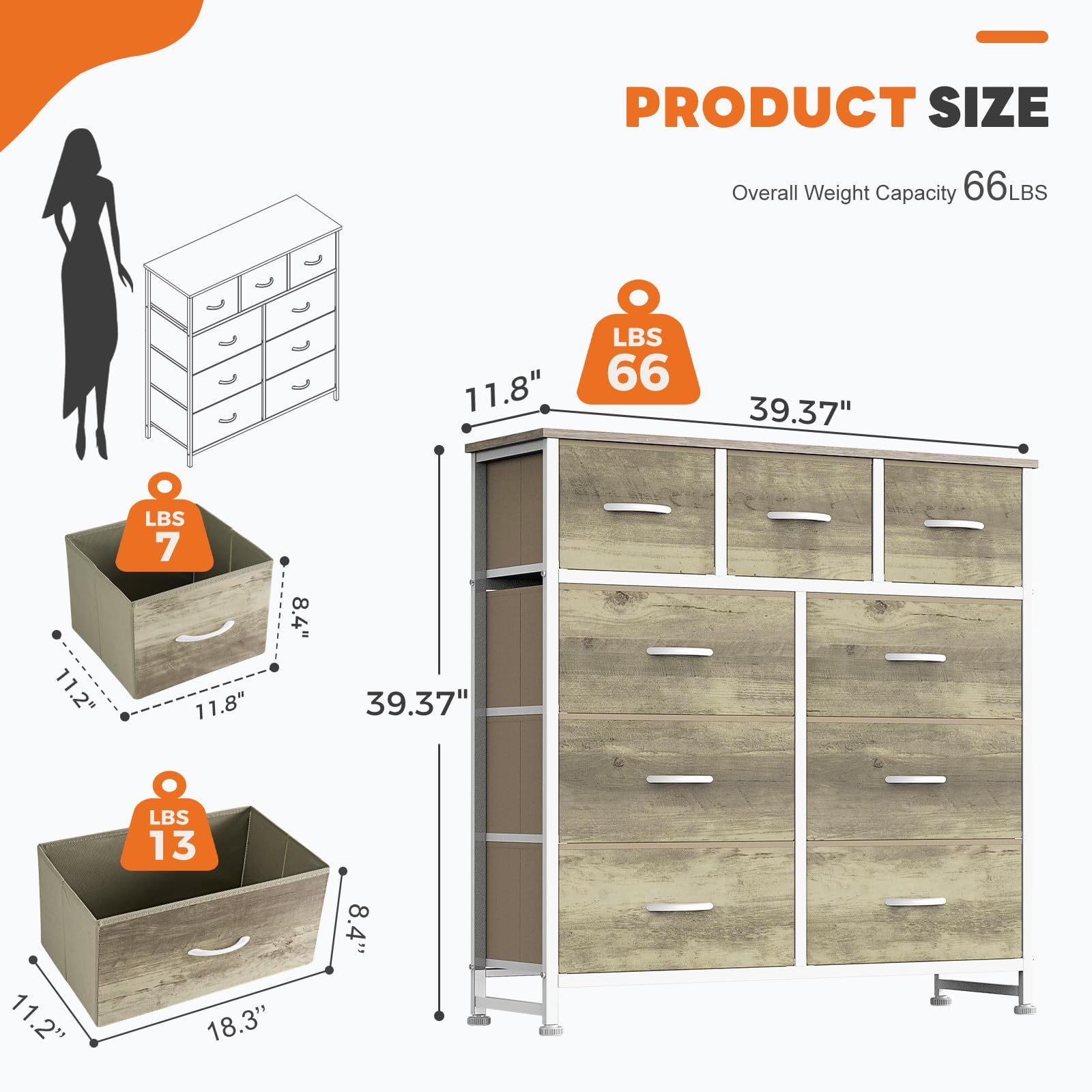 Sweetcrispy dresser includes anti-tip kit for stable wall mounting.
