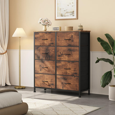 Sweetcrispy dresser drawer-open image demonstrates easy-pull drawers for quick access
