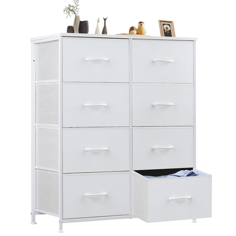 Sweetcrispy dresser with a wooden top for easy access to daily essentials.