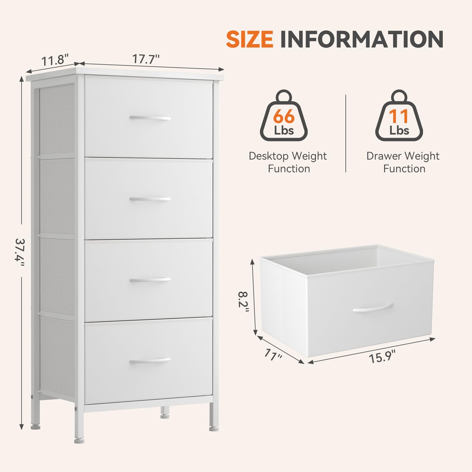 Sweetcrispy easy-assembly nightstand with included tools for quick setup