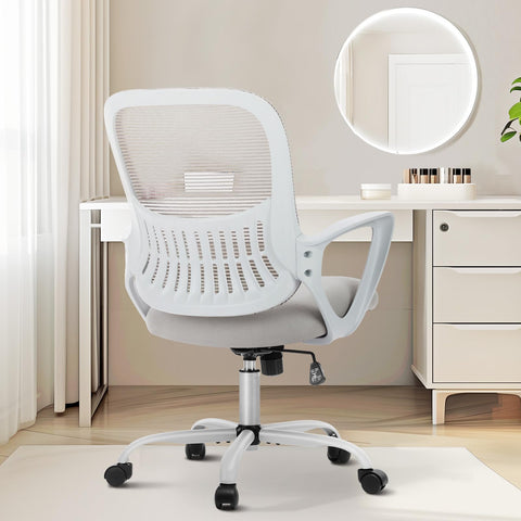 Sweetcrispy ergonomic midback mesh chair back provides breathable support for long sessions