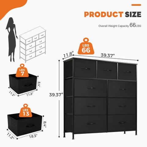 Sweetcrispy fabric drawer bins organize socks and accessories inside.
