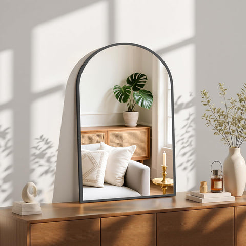 Sweetcrispy HD shatterproof glass mirror delivers true reflections with added safety.