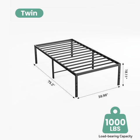 Sweetcrispy heavy-duty steel slats close-up highlighting durable support for a solid foundation.