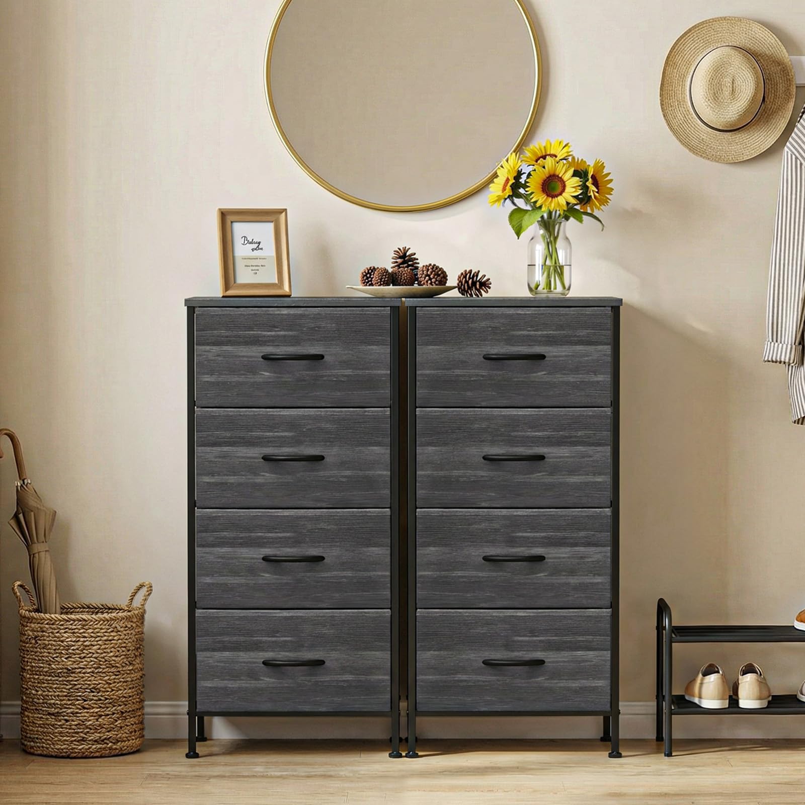 Sweetcrispy nightstand in dorm bedroom setup for compact living spaces.