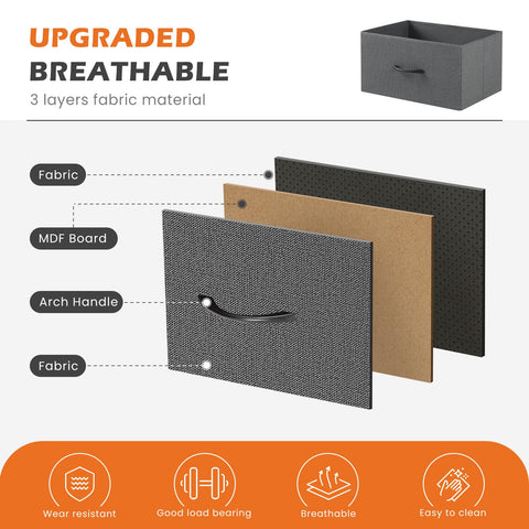 Sweetcrispy nightstand wooden top in grey for a durable surface