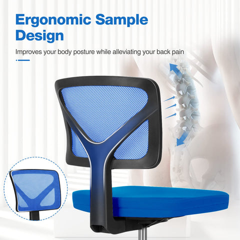 Sweetcrispy office chair with gas lift adjusts height for desks