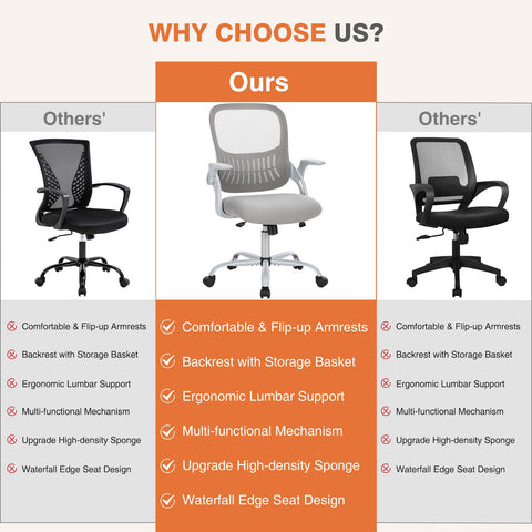 Sweetcrispy rocking mode offers brief relaxation between tasks at the desk.