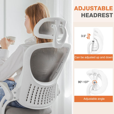 Sweetcrispy height-adjustable seat with pneumatic lever adapts to your desk setup.