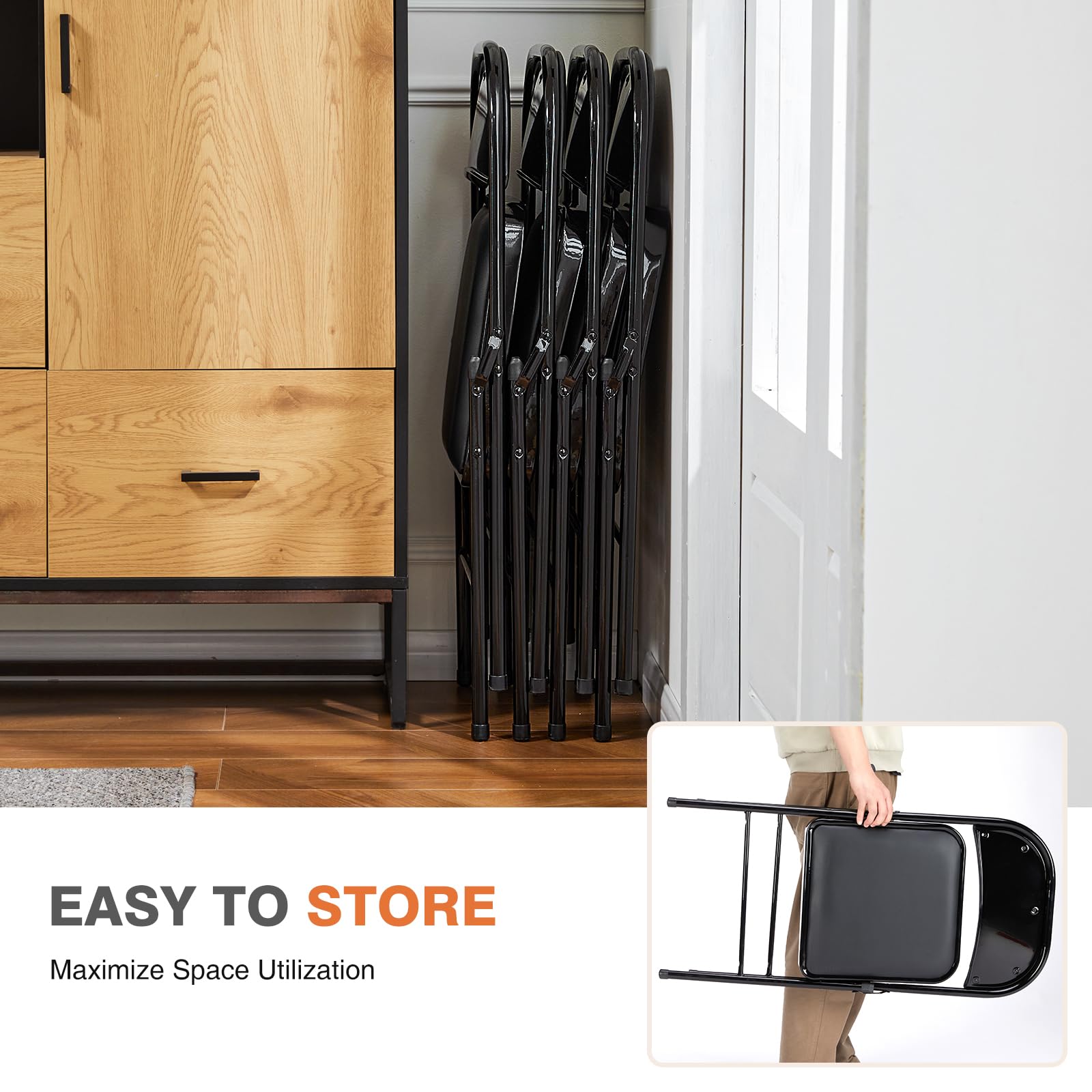 Sweetcrispy portable folding chair lightweight for easy transport and storage.