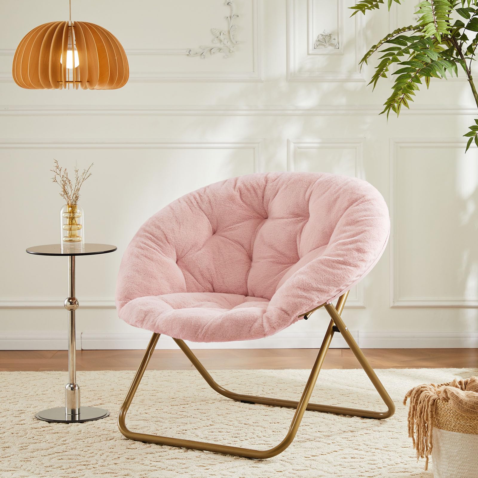 Sweetcrispy Saucer Chair reading-relaxation enhances focus and cozy downtime.