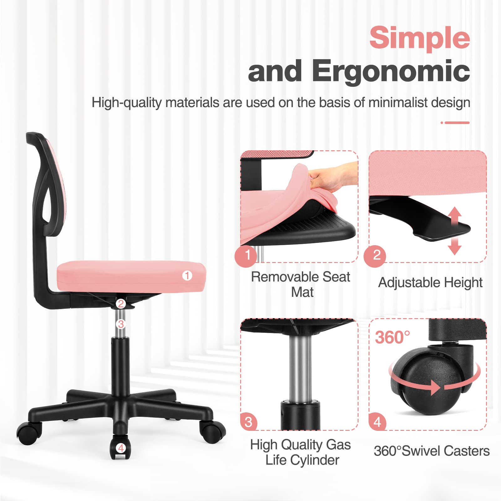 Sweetcrispy height-adjustable seat suitable for kids and adults