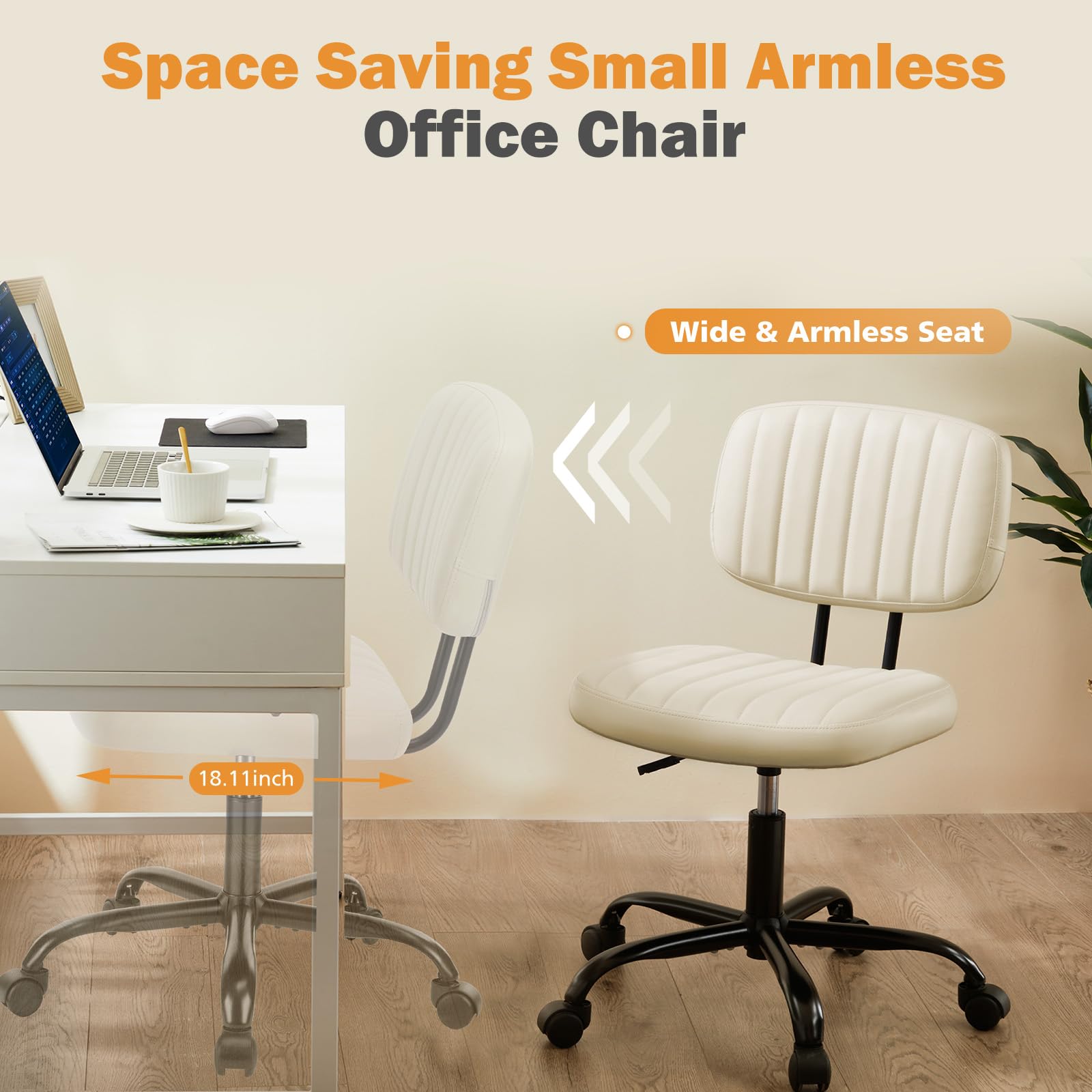 Sweetcrispy chair height adjustment showing desk-ready alignment for a perfect fit
