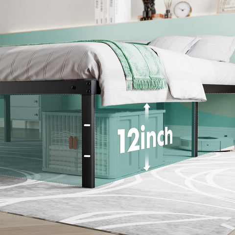 Sweetcrispy steel slats promote airflow for a cooler sleeping environment.