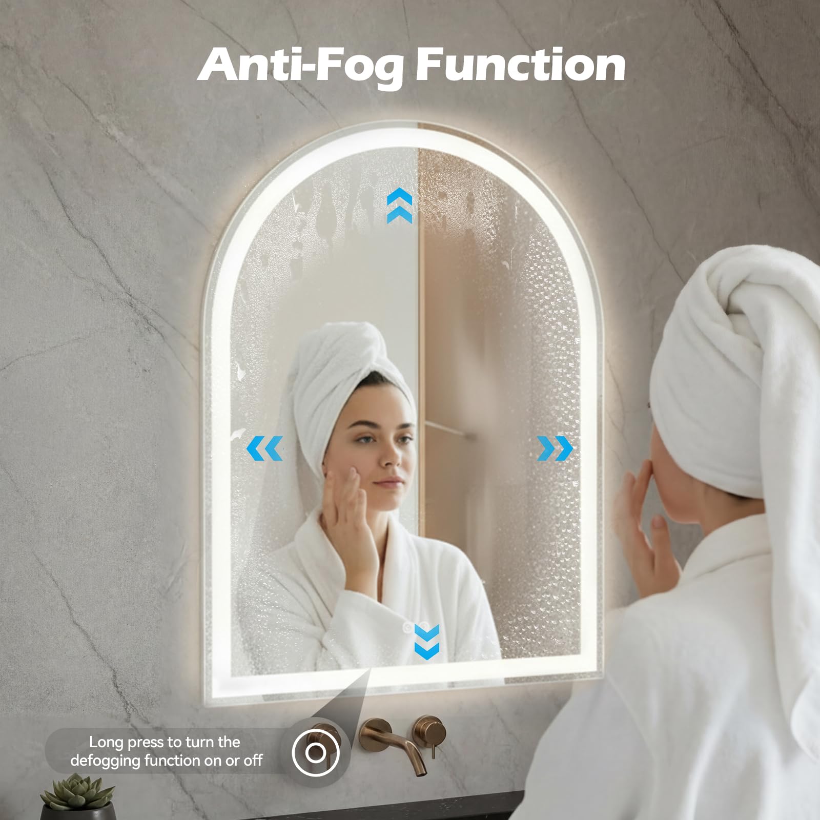 Sweetcrispy 5mm tempered glass mirror delivers distortion-free clarity and safety.