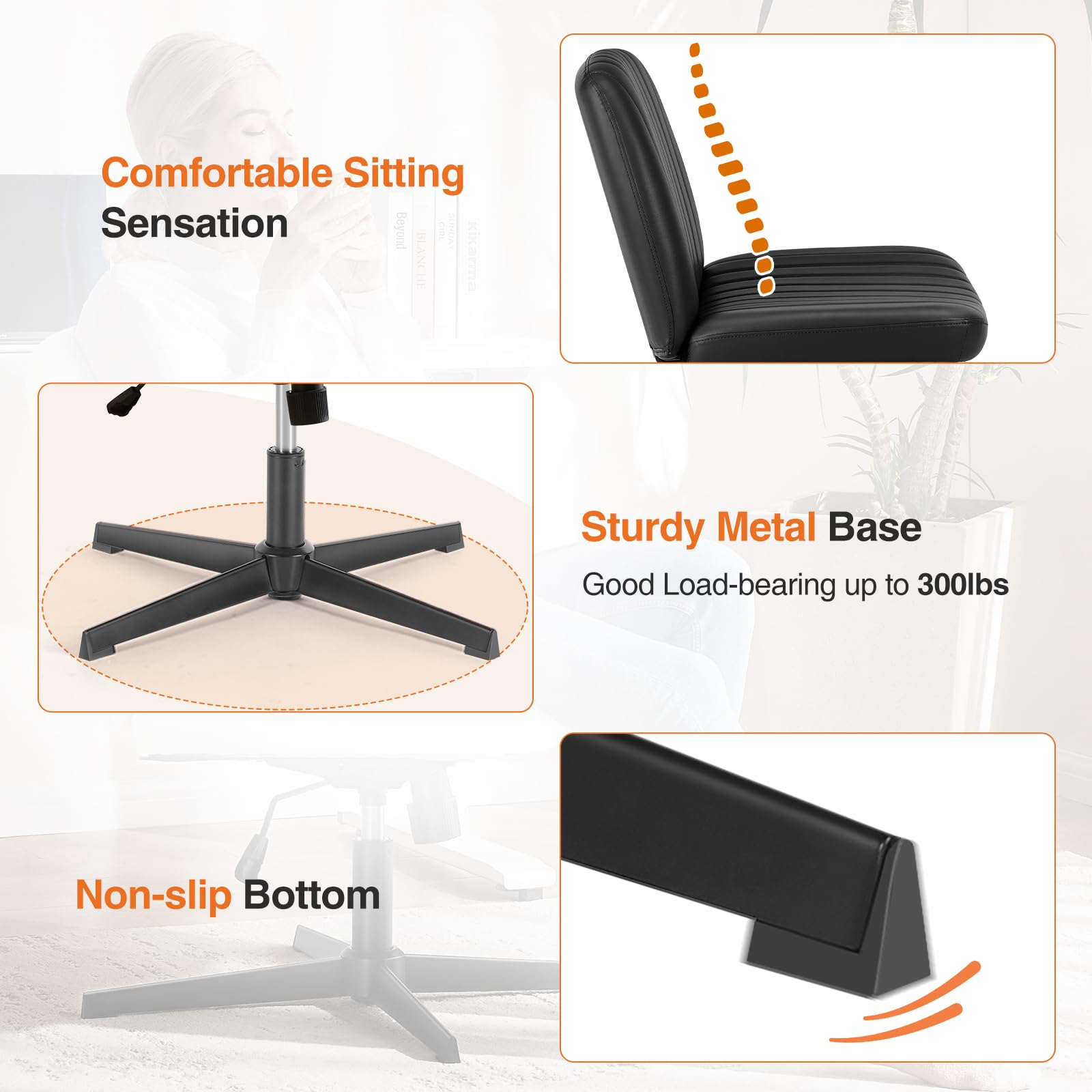 Sweetcrispy tilt feature allows up to 21 degrees for relaxed breaks