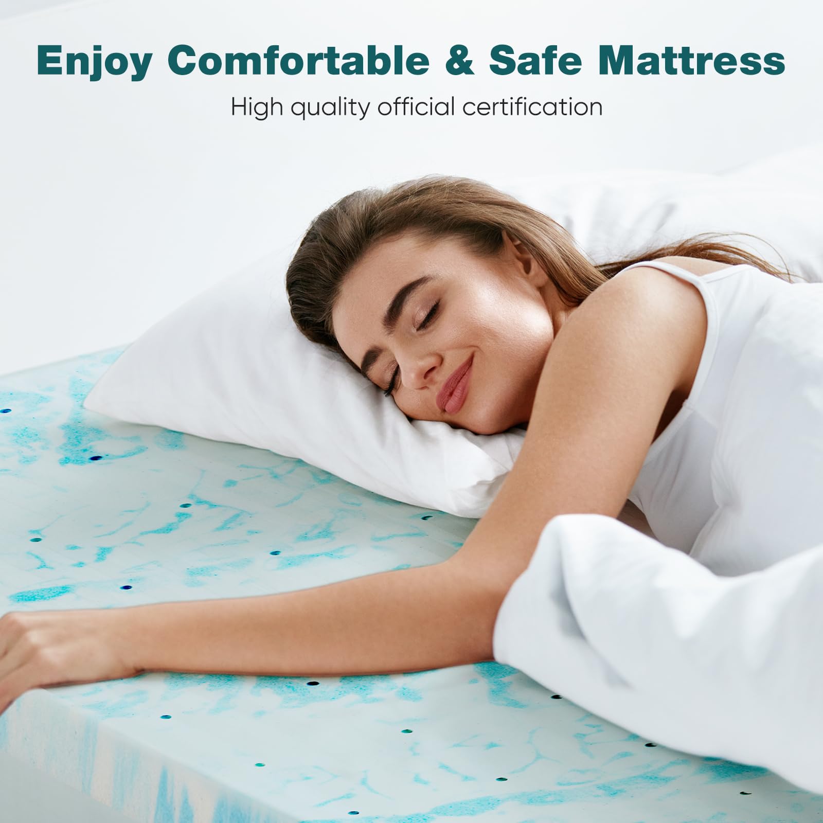 Sweetcrispy versatile topper fits bed, sofa, or RV setups