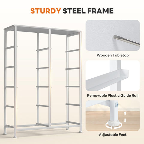 Sweetcrispy white dresser assembly guide with included tools