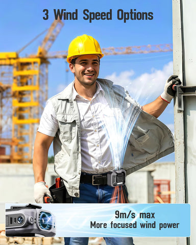 Sweetfull high speed motor delivers strong airflow up to 15500 RPM