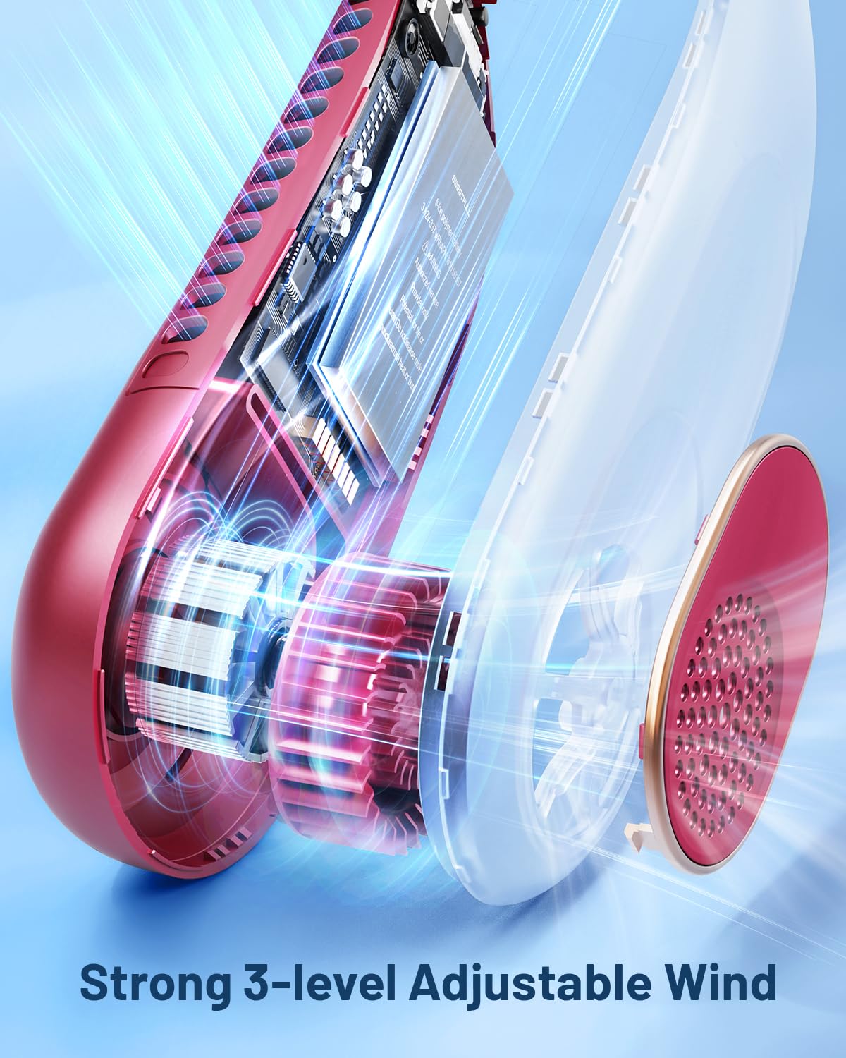 SWEETFULL 4000mAh battery powers all-day breeze.