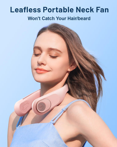 SWEETFULL bladeless turbo blades deliver safe airflow during outdoor activities.