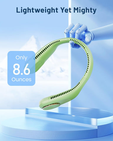 Sweetfull hands-free quiet neck fan ideal for work, travel, and outdoors.