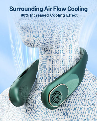 Sweetfull neck fan with three speeds for customized comfort on the go