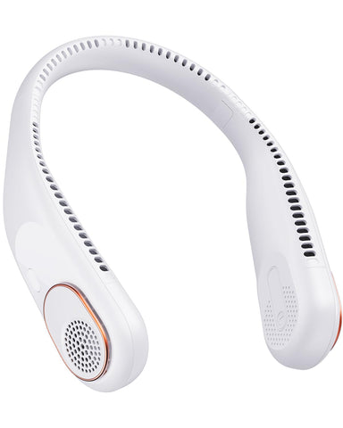 Sweetfull neck fan 360-bladeless design cools without tangling hair