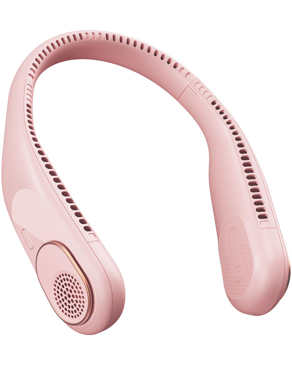 SWEETFULL neck fan with 360-degree cooling for on-the-go relief.