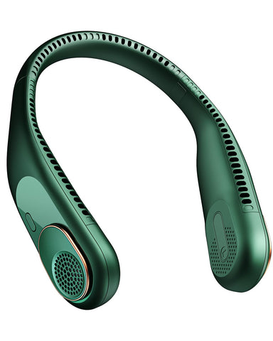 Sweetfull neck fan with around-air outlet for efficient cooling outdoors