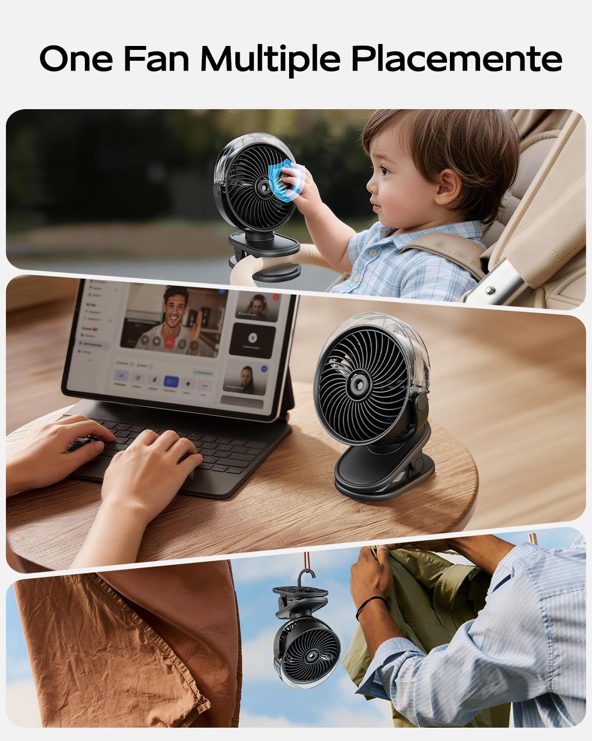 SWEETFULL mist mode in action with adjustable speeds.