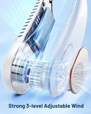 Sweetfull ultra-quiet portable neck fan for daily use
