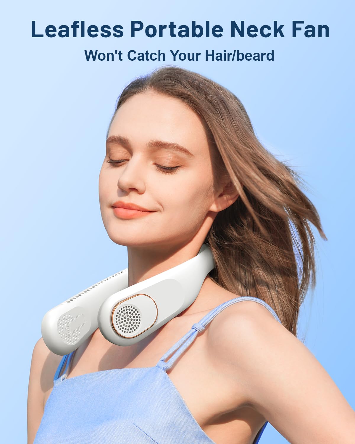 Sweetfull wearable fan on the go offers hands-free cooling