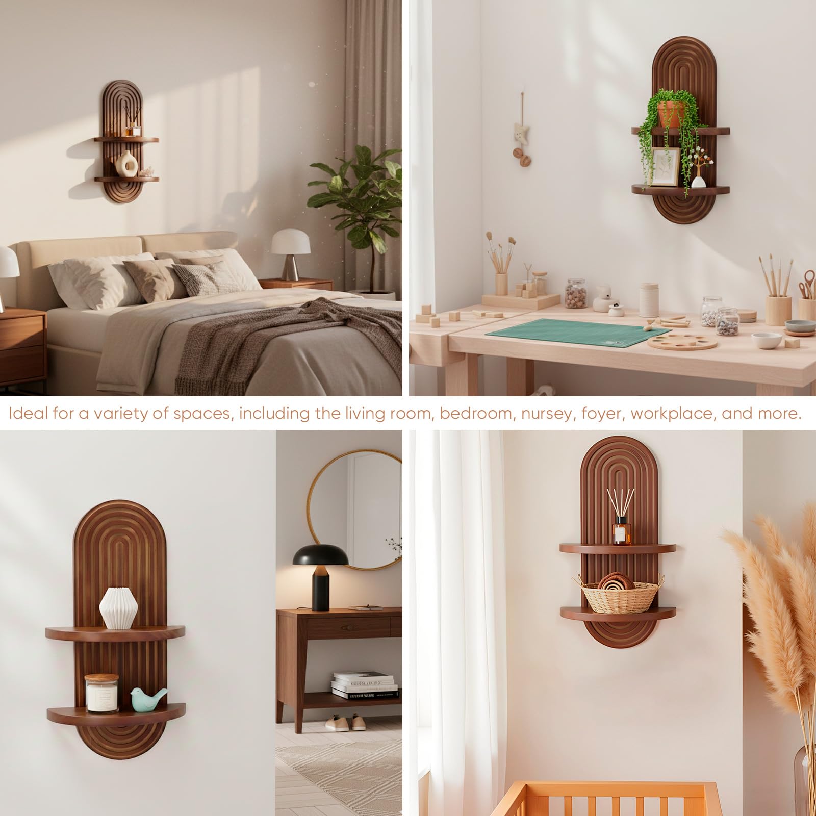 SweetSage entryway shelf keeps essentials tidy and stylish.
