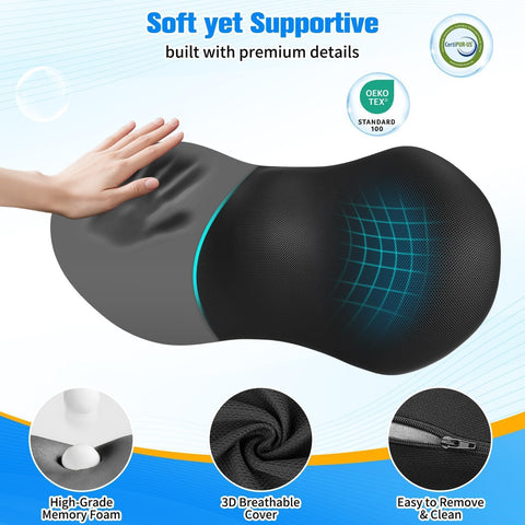 SweetSlubr breathable cover promotes airflow to stay cool.