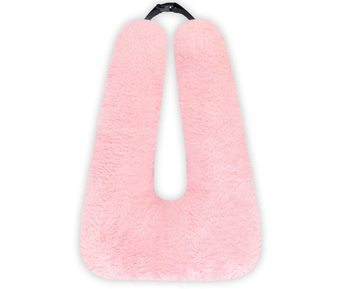 Swemos travel pillow pink ergonomic neck support for road trips