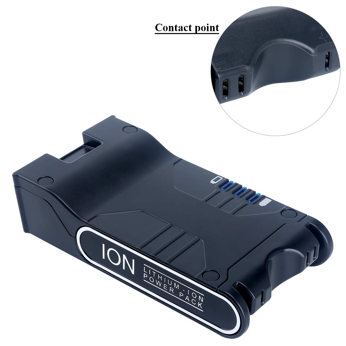 Swidan XBAT200 battery pack charging indicator during docked recharge for convenience